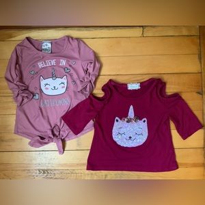 Caticorn shirts